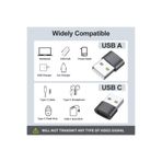 Derwell Yeni Nesil Başlık Aparatı Apple Android Üniversal Çevirici Type-c To Usb Dönüştürücü Otg 5 Adet Siyah, Derwelltype5xx