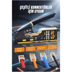 Derwell Yeni Nesil Cat5/6/7 Ez Rj45 Pense 8p8c Utp Sıkma Pensesi Rj11 Rj12 Rj45 Ethernet Konektörü Sıkma Kesme Soyma
