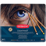 Derwent 24'lü Lightfast Yağ Bazlı Kuru Boya Seti