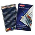 Derwent 32881 Watercolour 6,9 mm Sulandırılabilir 12 Li Kuru Boya Kalemi