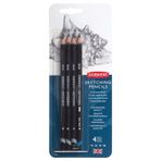 Derwent 39003 Soft 4'lü Set Sketching Eskiz Kalemi