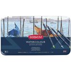 Derwent Academy Watercolour Pencils Aquarel 36'lı Teneke Kutu Kuru Boya Kalemi