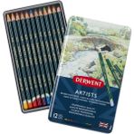 Derwent Artists 12'li Teneke Kutu Kuruboya Kalemi