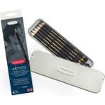 Derwent Artists Pencil Kuru Boya Kalem Seti 6'lı Teneke Kutu (Kuru Boya Kalemi) - Renkli - Standart