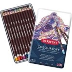 Derwent Coloursoft 12'li Kuru Boya Kalem Seti / 0701026 - 12'li Kutu