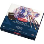 Derwent Coloursoft Pencil 48'li Ahşap Kutu (Yumuşak Kuru Boya Kalemi) - Renkli