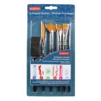 Derwent Derwent Techniques Brushes Çok Amaçlı Fırça Seti 6 Lı Set