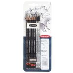 Derwent Graphıc Serisi Dereceli Kalem Seti - 6 Kalem Metal Kutu