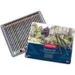Derwent : Graphitint : Kuru-Sulu Grafit Kalem Seti : 24 Renk Metal Kutu