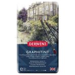 Derwent Graphitint Sulandırılabilen 12'li Set Renkli Grafit Kalem