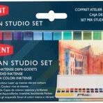 Derwent Inktense 24 Pan Palet, 24 Adet, Yarım Tava Boyutu, Su Fırçalı, Su Geçirmez, Seyahat, Suluboya, Boyama, Kağıt ve Kumaş Üzerine El Sanatları, Profesyonel Kalite (2305545)