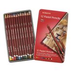 Derwent Pastel Pencil 12`li Teneke Kutu Pastel Kalem Seti