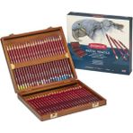 Derwent Pastel Pencil 48'li Ahşap Kutu (Pastel Kalem) - Renkli - Standart