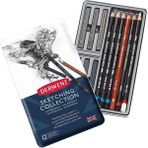 Derwent : Sketching Collection : Eskiz Kalem Seti : 12'li Metal Kutu