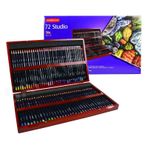 Derwent Studio 72'li Ahşap Kutu Kuruboya Kalemi