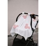 DERY BABY Teddy Pudra Souris Fermuarlı 2 Kat Müslin Puset Örtüsü