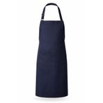 Dery Collection Mutfak Önlüğü, Unisex, Turuncu/Siyah/Mor, Standart, Duck Kumaş, Barista/Kafe/Pastane/Restaurant/Kasap/Kuaför, Sıvı İtici (Lacivert)