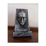 DERYA DESİNG ART Dekoratif Atatürk Ofis Biblo, 11x8 cm, Kahverengi, Polyester