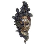 DERYA DESİNG ART Dekoratif Korsan Yüz Maskesi Duvar Heykeli, Çok Renkli, 30 x 16 cm