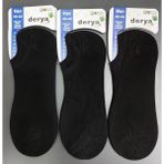 Derya Erkek Bambu Sneaker Çorap 12 Adet - 40 - 44 - Siyah