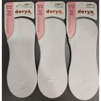 Derya Kadın Modal Sneaker Çorap 12 Adet - 36 - 40 - Beyaz
