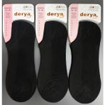 Derya Kadın Modal Sneaker Çorap 12 Adet - 36 - 40 - Siyah