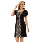 Derya Kurşun 905 Leopar Desenli Kadın Tunik