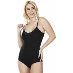 Derya Kurşun Dantelli Çıtçıtlı Kadın Body 311 (Siyah)