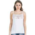 Derya Kurşun Dantelli Kadın Atlet 212 - Ten - XL