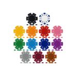 DERYA Poker Oyun Fişleri -12'şer gr Lık-renkli (25'Lİ PAKET)