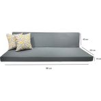 Derya Ticaret Katlanır Sünger Yatak - Minder - Gri - 100 x 180 cm