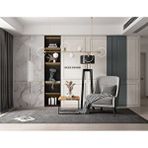 Deryawood 45*45*45 Açık Ceviz Masif Ahşap Cedrus Ofis Sehpa