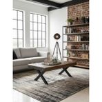 Deryawood Bıllet Doğal Ahşap Orta Sehpa 100X100 - CEVİZ