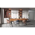 Deryawood Cissus 120x320x76 cm Masif Ahşap Toplantı Masası