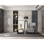 Deryawood Masif Ahşap Citrus Ofis Sehpa 45*45 cm - Açık Ceviz - 45*45*45