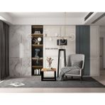 Deryawood Masif Ahşap Citrus Ofis Sehpa 45*90 cm - Açık Ceviz - 45*90*45