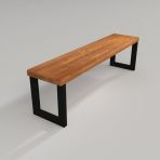 Deryawood Masif Ahşap Hera Bank 37*180*45Cm Vitrin