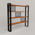 Deryawood Masif Ahşap Kitaplık (30cm100cm180cm YÜKSEKLİK)