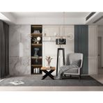 Deryawood Masif Ahşap Tsuga Ofis Sehpa 45X90X45 CM - Açık Ceviz - 45*90*45