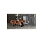 Deryawood Pinus 85x180x76 cm Masif Ahşap Sulamalı Yemek Masası