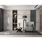 Deryawood Ruta 70x120x45 cm Açık Ceviz Masif Ahşap Ofis Sehpa