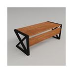 Deryawood Silver Ahşap Ofis Masası 120x85x76 Cm-ön Ahşap Kahverengi