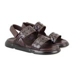 Desa Ellery Kahve Erkek Deri Sandalet 25815, 42