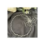 DesaAccessories Gümüş Kristal Taşlı Nişan, Kına, Gelin Saç Aksesuarı, Alınlık