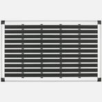 Desan 50x80 cm Gri Siyah Dikdörtgen Alüminyum Paspas