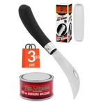 Desan Eğri Aşı Bıçağı Aşı Macunu Aşı Bandı 3'lü Paket Ağaç Aşıl