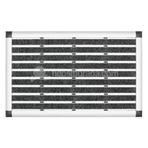 Desan Halı Fitilli 41x60cm Elegant Mat Siyah Alüminyum Paspas