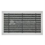 Desan Halı Fitilli 60x90cm Ultra Mat Siyah Alüminyum Paspas