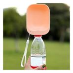 Desdesign Evcil Hayvan Plastik Yıkanabilir Taşınabilir Su Şişesi Bağlantılı Su Kabı
