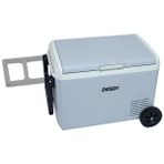 Desdy 50 Litre Tekerlekli Kompresörlü Oto Buzdolabı (Çift Bölmeli) - Gri - Beyaz